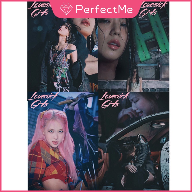 Tranh Đính Đá 5D Tự Làm 30X40cm Hình BLACKPINK Trang Trí Nhà Cửa