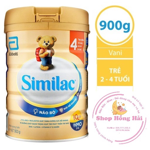 Sữa bột Similac HMO mẫu mới step 4 900g