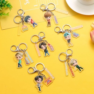 Móc khóa chibi BTS chủ đề Dynamite