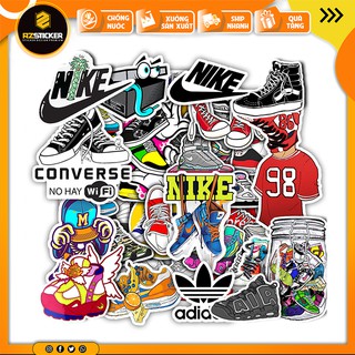 Sticker Sneaker - Sticker Giày STK137-100 Dán Nón Bảo Hiêm, Điện Thoại