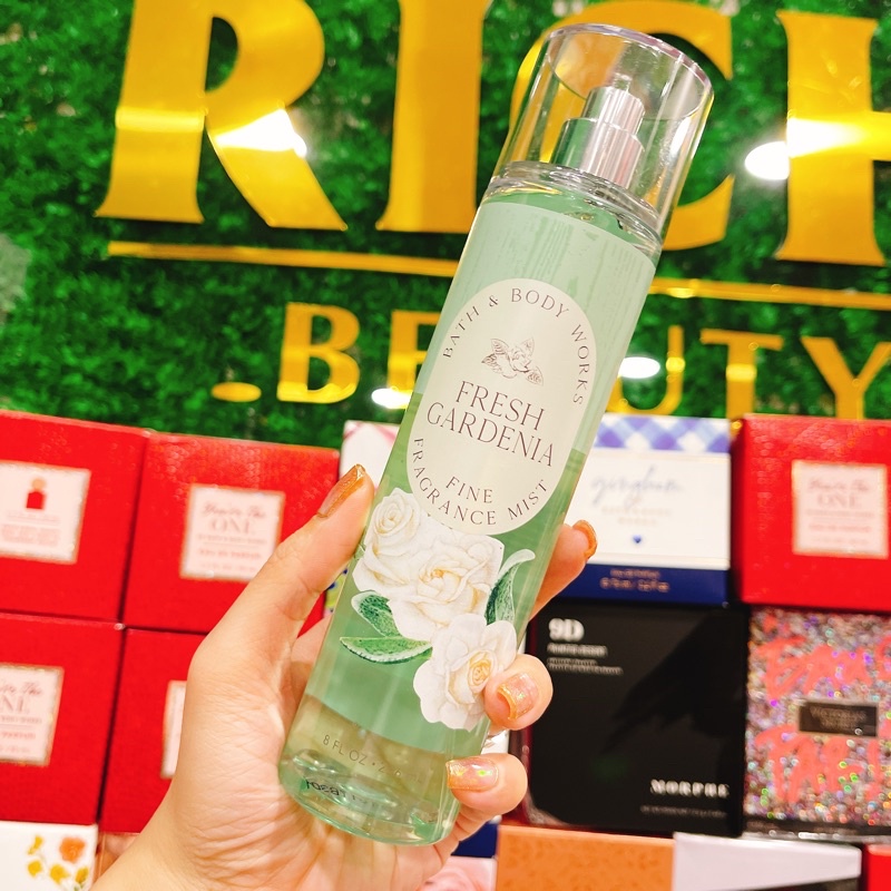 FRESH GARDENIA - Xịt Thơm Body Mist Bath &amp; Body Works