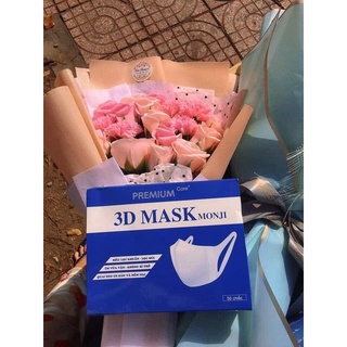 Khẩu trang 3D MONJI , 50 chiếc / hộp