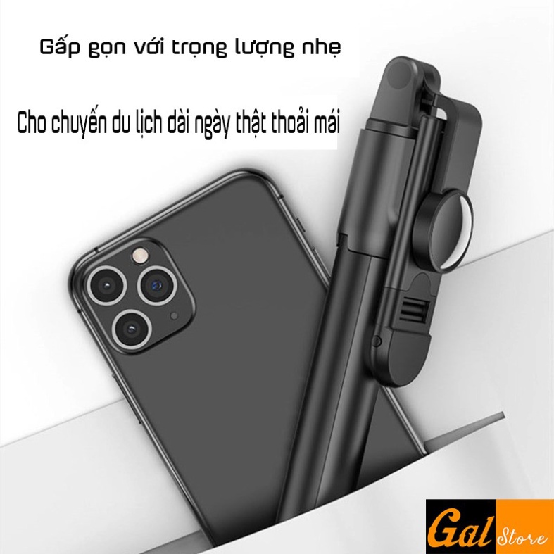 XẢ LỖ Gậy Chụp Ảnh Selfie K10S Tích Hợp Đèn Led