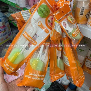 cọ bình sữa - bộ cọ bình sữa COMBI