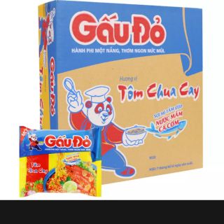 Mì gấu đỏ tôm chua cay gói 63g