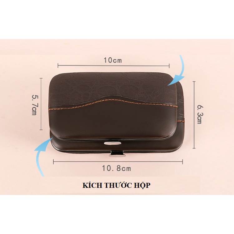 Bộ bấm móng tay, bộ làm móng 7 món bằng thép không gỉ full hộp BHTT21