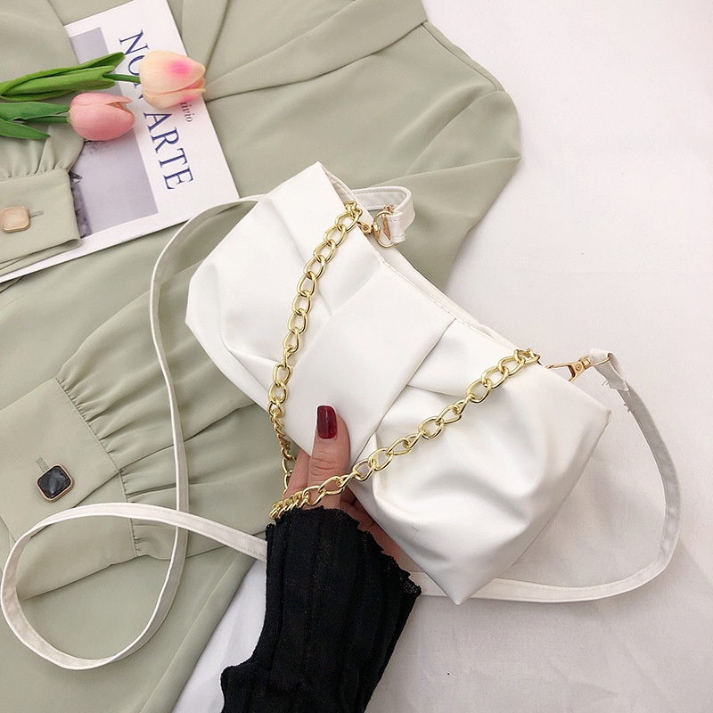 Túi Đeo Vai Hình Vuông Màu Trơn Thời Trang Mùa Hè 2022 Dành Cho Nữ