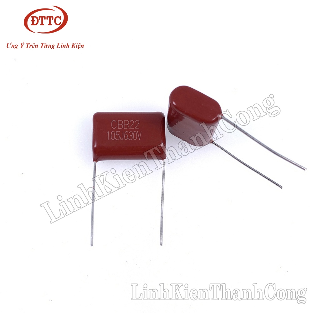 Tụ CBB 105J 1uF 630V P=20mm