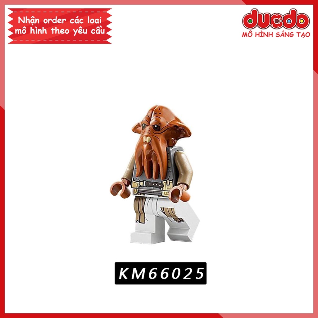 Minifigures nhân vật Star Wars Chiến tranh giữa các vì sao - Đồ chơi Lắp ghép Xếp hình Mô hình Mini KM KM66021-KM66028