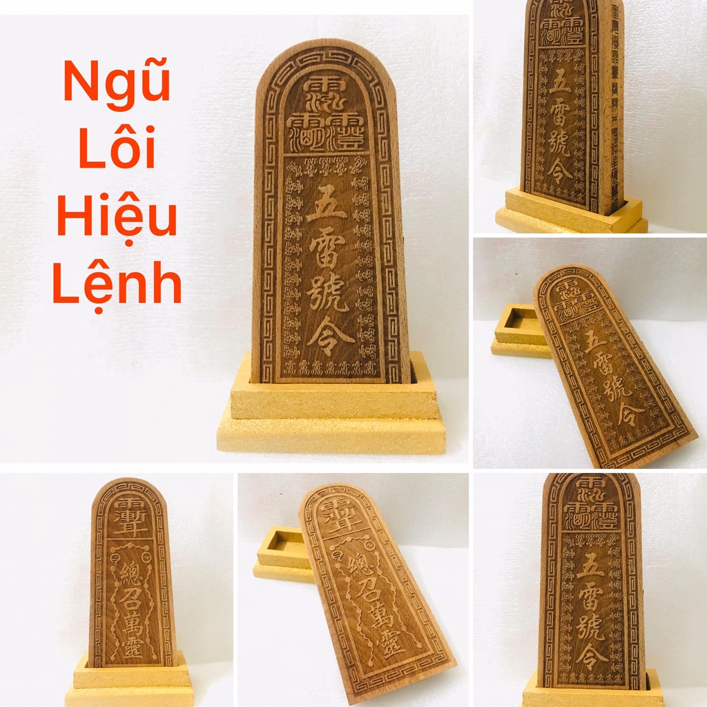Hiệu lệnh gỗ đào Ngũ Lôi Hiệu Lệnh