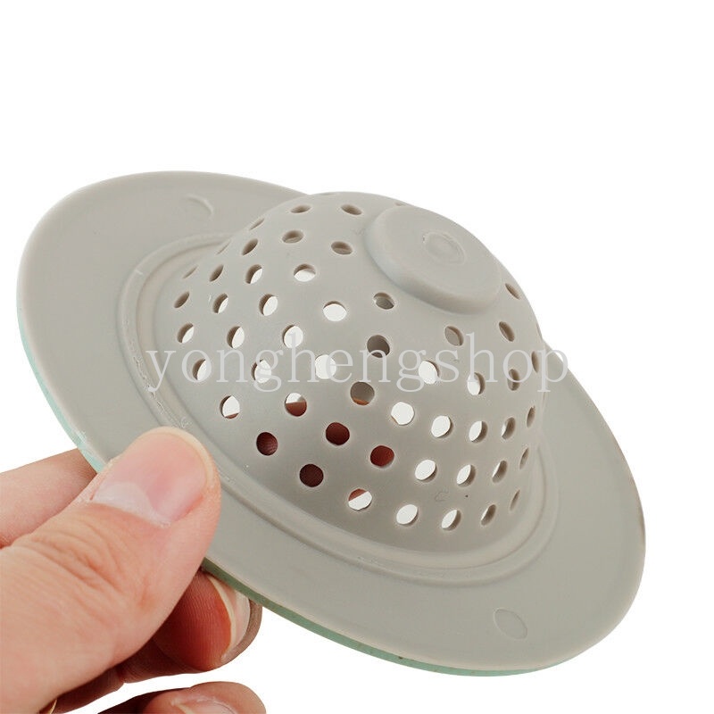 Nắp Silicone Lọc Rác Chống Tắc Nghẽn Ống Thoát Nước Nhà Tắm/Nhà Bếp