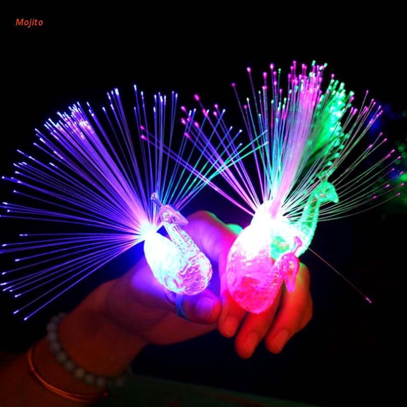 Đồ Chơi Hình Con Công Có Vòng Nhẫn 12cm Phát Sáng Dành Cho Bé Trai Và Bé Gái