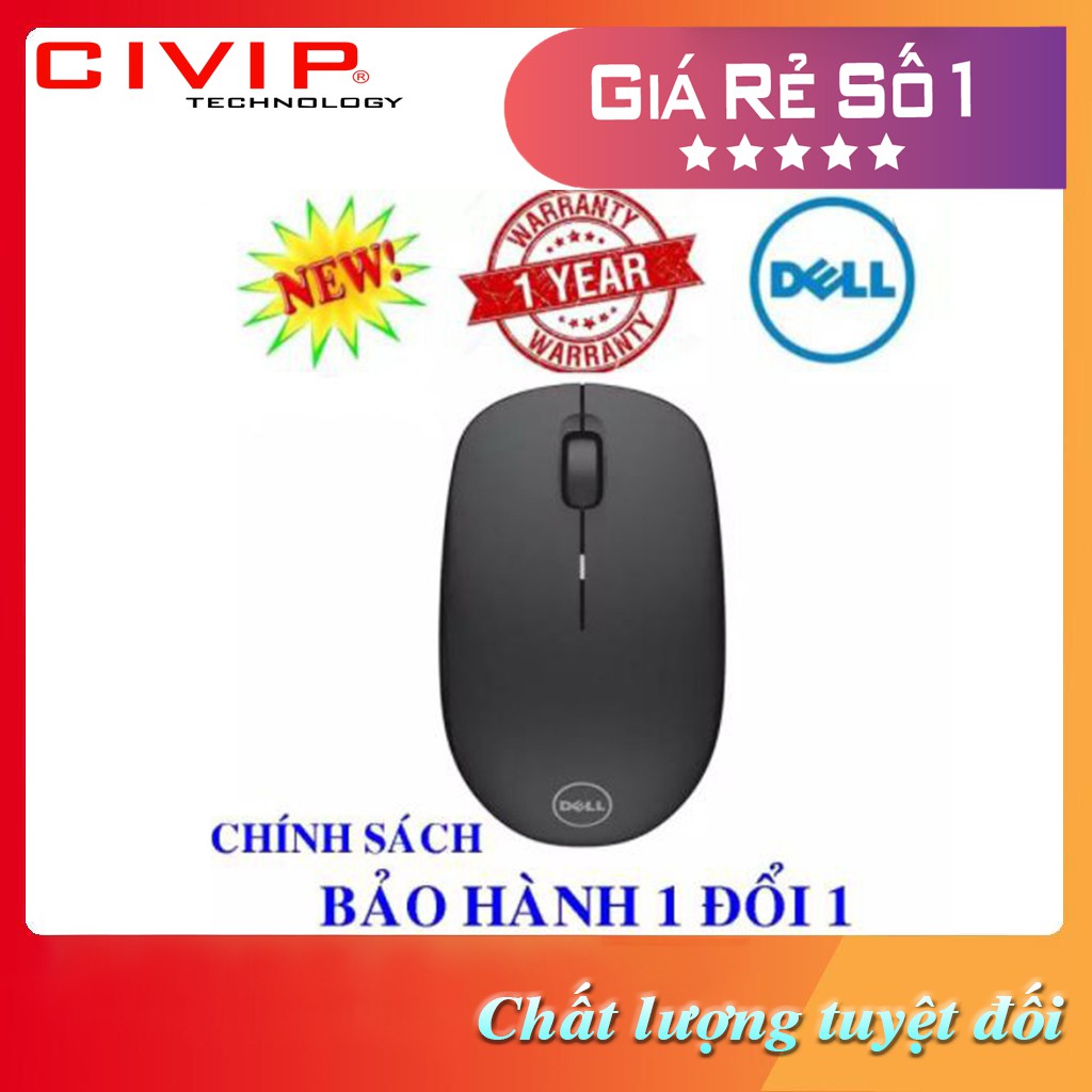 Chuột không dây Dell WM126 Black