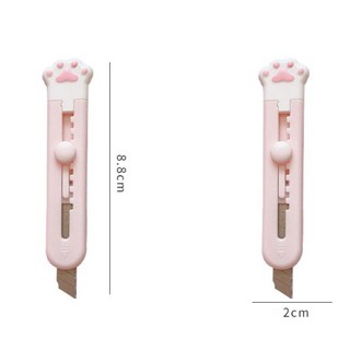 Dao rọc giấy chân mèo cute