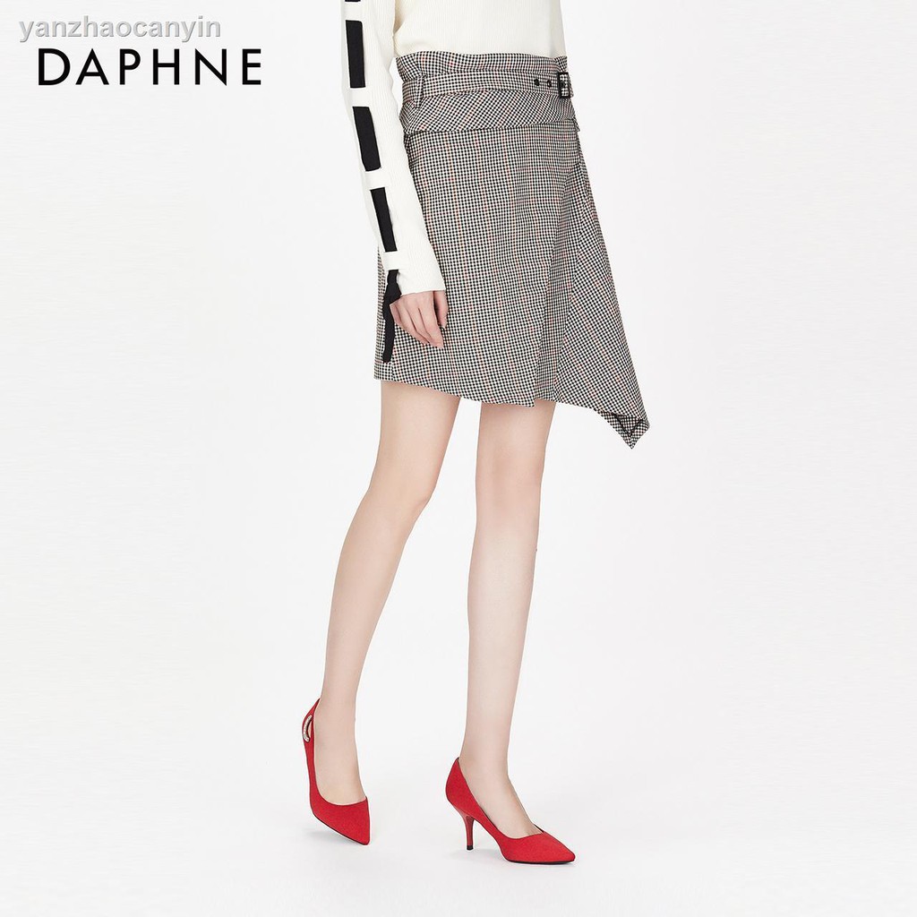 Daphne Giày Cao Gót Mũi Nhọn Đính Đá Thời Trang Mùa Thu Thanh Lịch