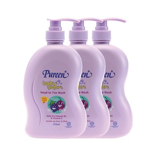 Sữa tắm gội Pureen hương Nho đen + mận 750ml