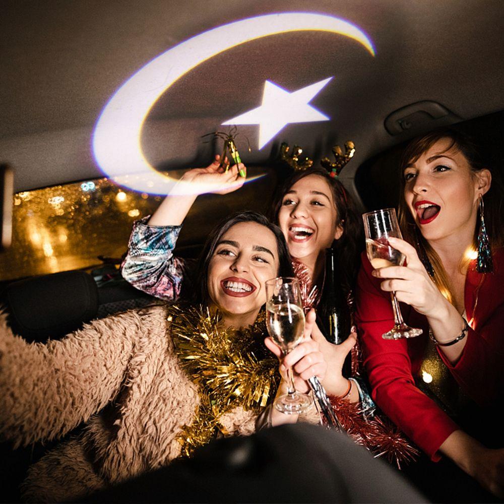 YIYU Đèn LED Chiếu 2 Trong 1 Hình Trái Đất Trang Trí Phòng Ngủ Cho Bé