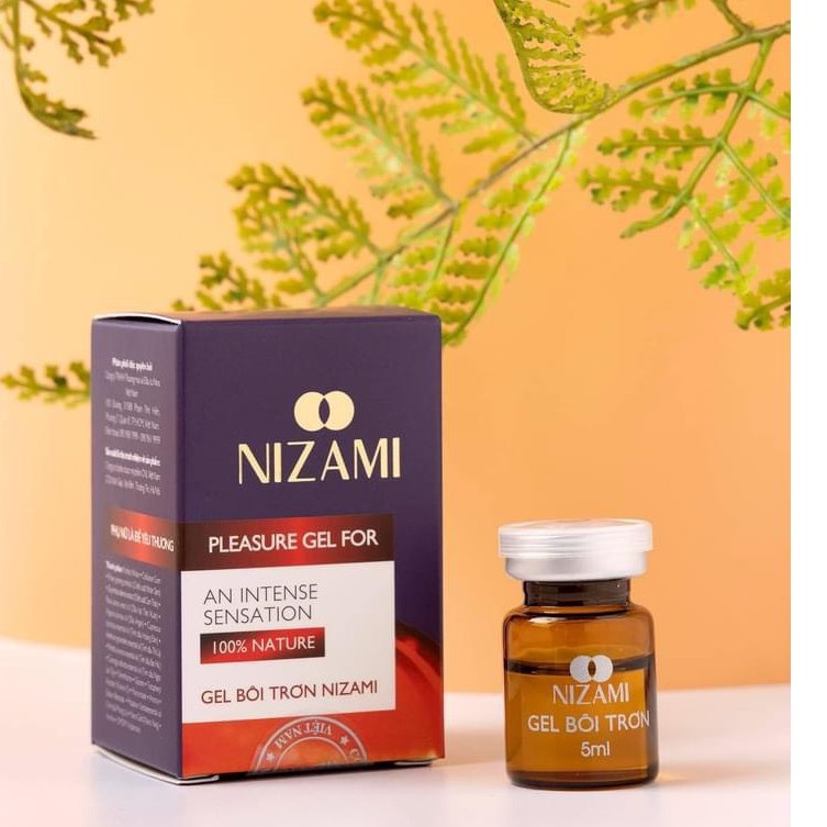 Gel bôi trơn âm đạo an toàn giảm đau mát lạnh chính hãng Nizami 5ml