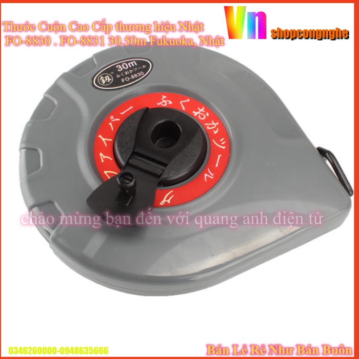 Thước Cuộn Cao Cấp thương hiệu Nhật FO-8830 . FO-8831 30.50m Fukuoka