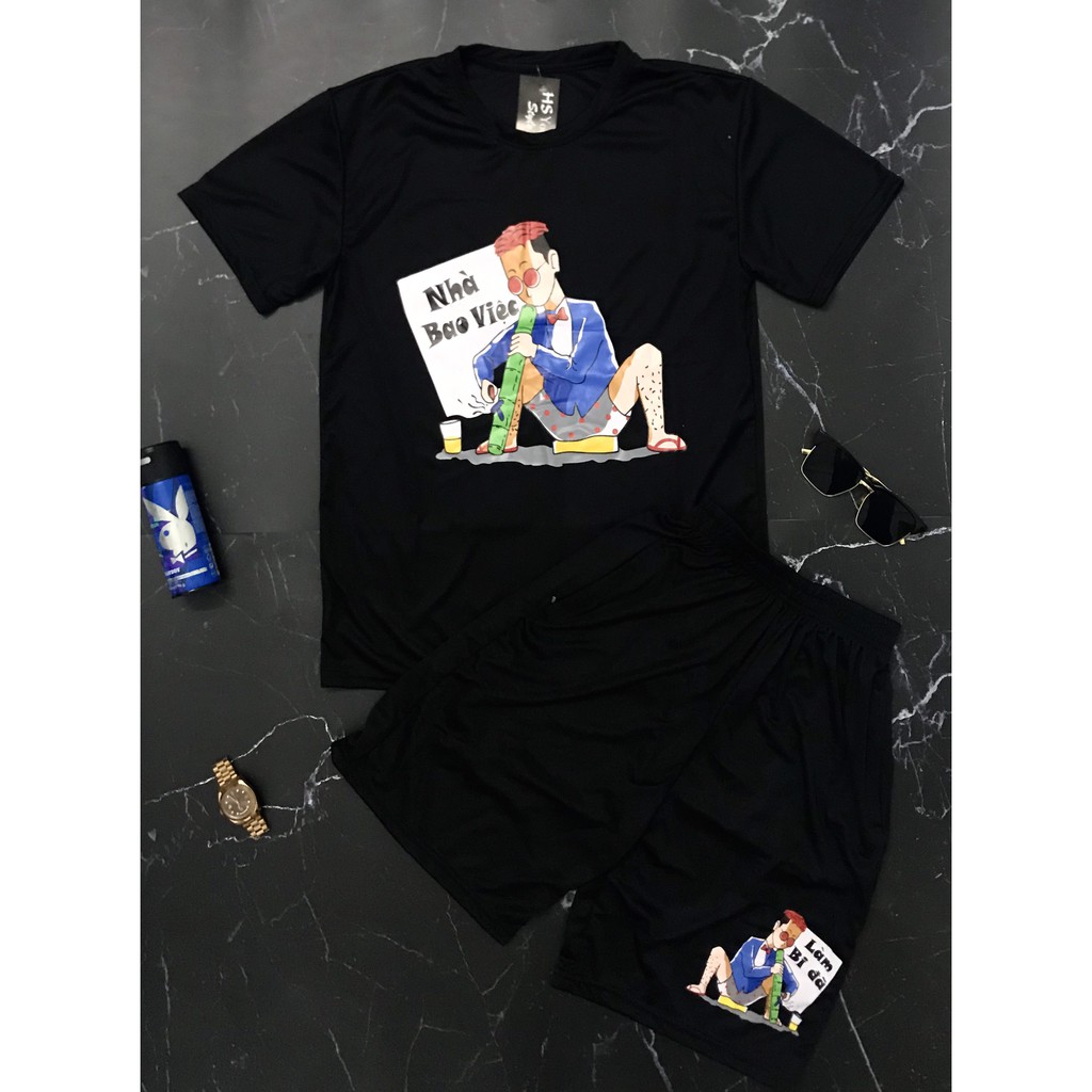 Bộ thể thao_áo thun nhà bao việc ver2 | BigBuy360 - bigbuy360.vn