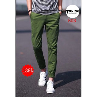 ✔️ [GIÁ RẺ NHẤT] Quần jogger - S03 Xanh Rêu