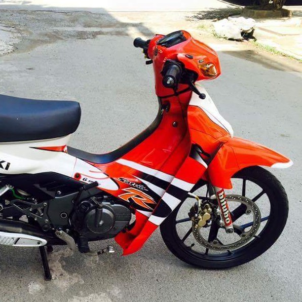 Tem Rời Suzuki Satria 2000 - Tem 3 Lớp - Chất Lượng - Tặng Logo - Ver 1