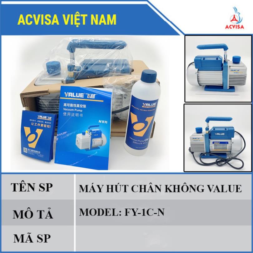 Máy hút chân không điều hoà Value FY-1C-N Công suất 150w - 6.5kg