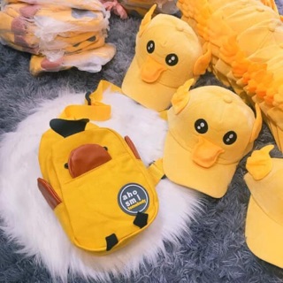 Set balo mũ vịt