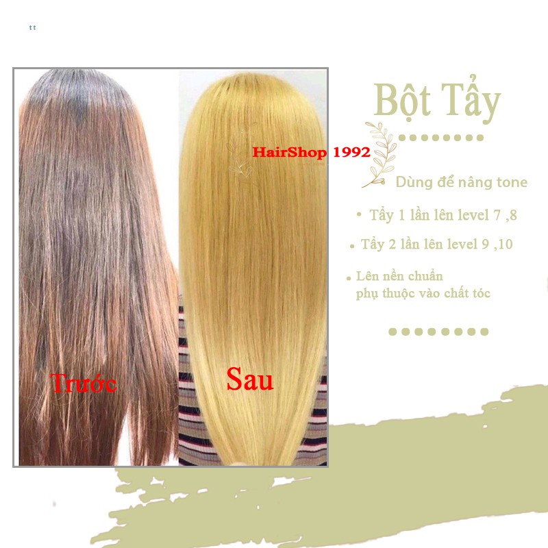 Bột Tẩy Tóc KARSEELL - ELGON SIZE MINI Chính Hãng Không Đứt Gãy Tóc ( Tặng Trợ Nhuộm )