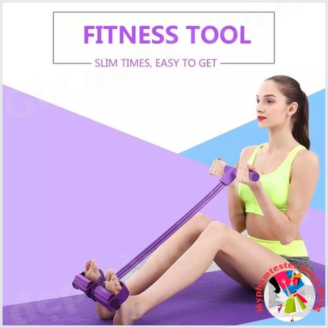 Dây tập bụng bằng đạp chân