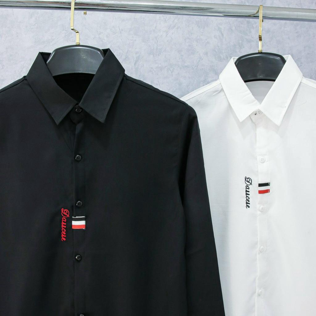 Áo sơ mi nam dài tay, vải co giãn, không nhăn, cao cấp A0021