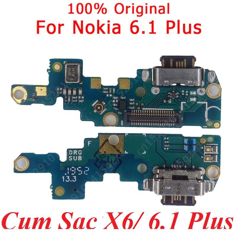 🌟 Cụm Chân Sạc Nokia X6 Có IC 🌟 Noka 6.1 Plus X6 Chính Hảng Zin New