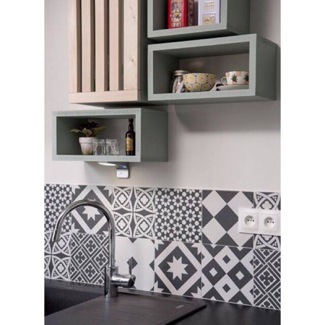 HÀNG DESIGN dày Decal Gạch Bông Cô Ba Sài Gòn Chống Thấm 60x100cm