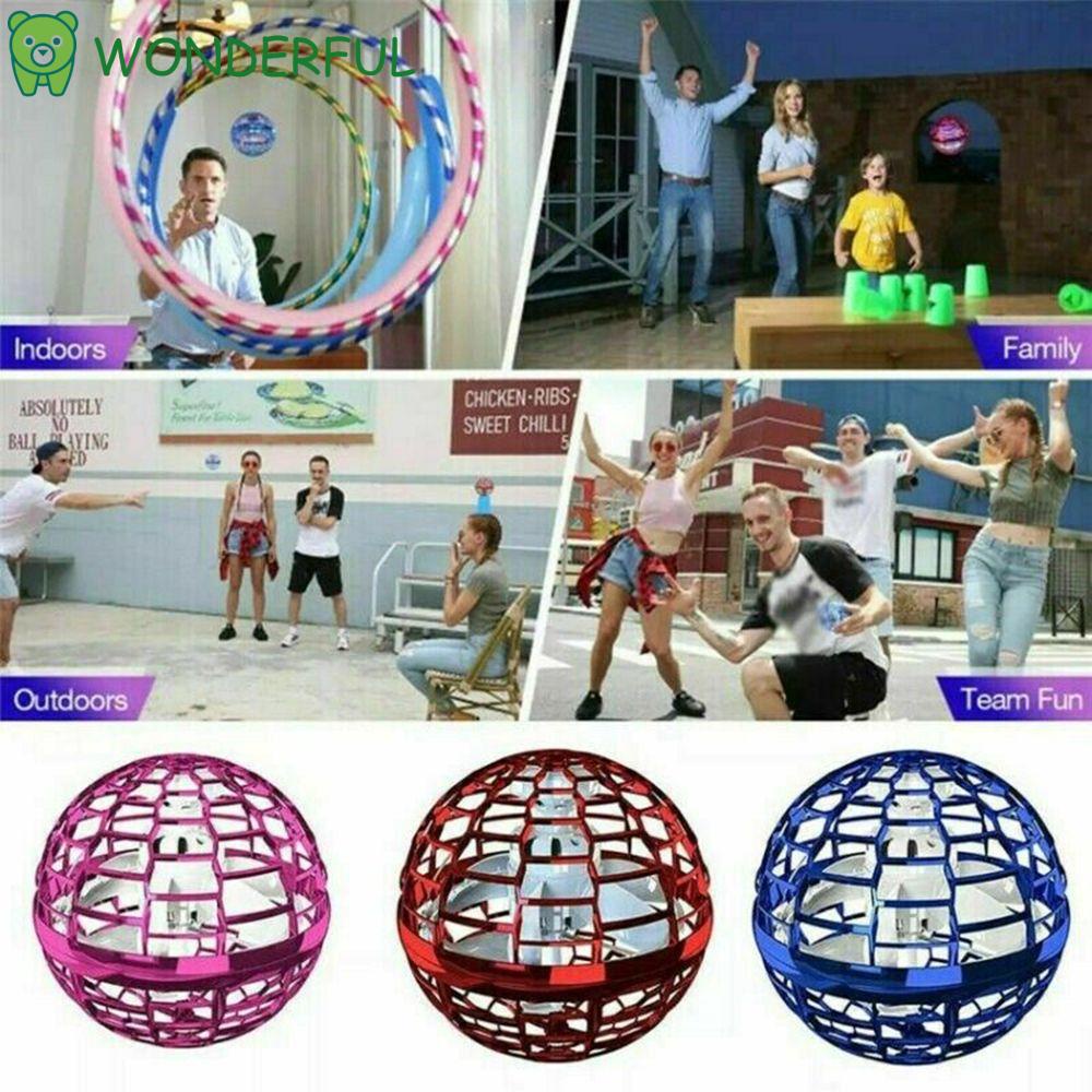 Đồ chơi máy bay điều khiển từ xa xoay 360 độ mini hình quả cầu UFO