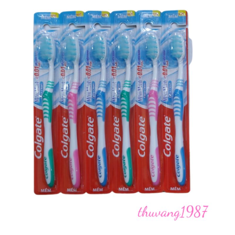 Bàn chải colgate mềm mảnh extra clean (1 cây)