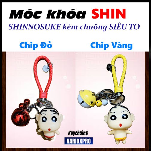 Móc khóa SHINNOSUKE - Cậu bé Bút chì có CHUÔNG