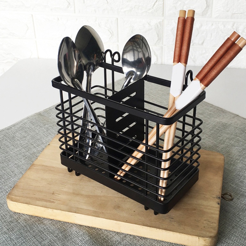 Giá Đỡ Muỗng Đũa Thiết Kế Thoát Nước Tiện Dụng Cho Nhà Bếp