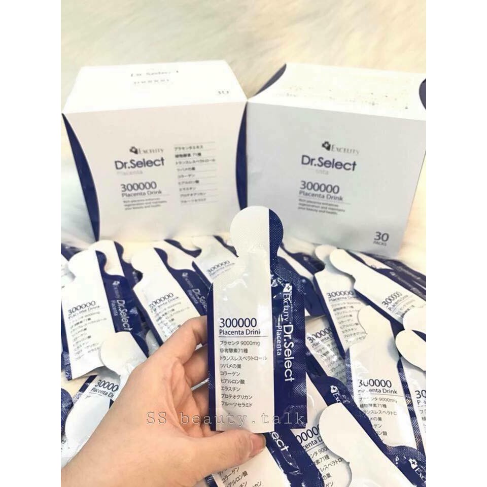 Auth Date 30 Goi Lam đẹp Nhau Thai Heo Dr Select Placenta Shopee Việt Nam