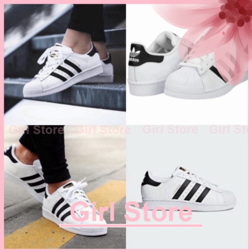 Giày thể thao nam nữ ADIDAS Superstar tem vàng full size nam nữ