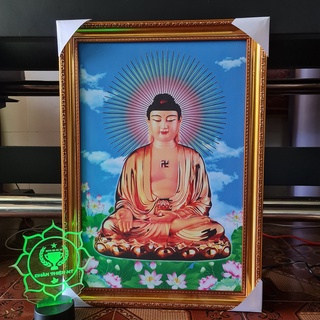 Tranh phật a di đà có khung_addk4