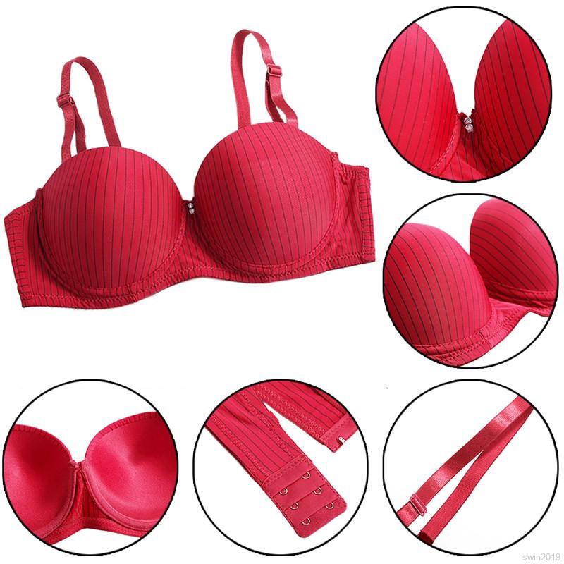 Women Gathered Steel Ring Push Seamless Underwear Bra | BigBuy360 - bigbuy360.vn