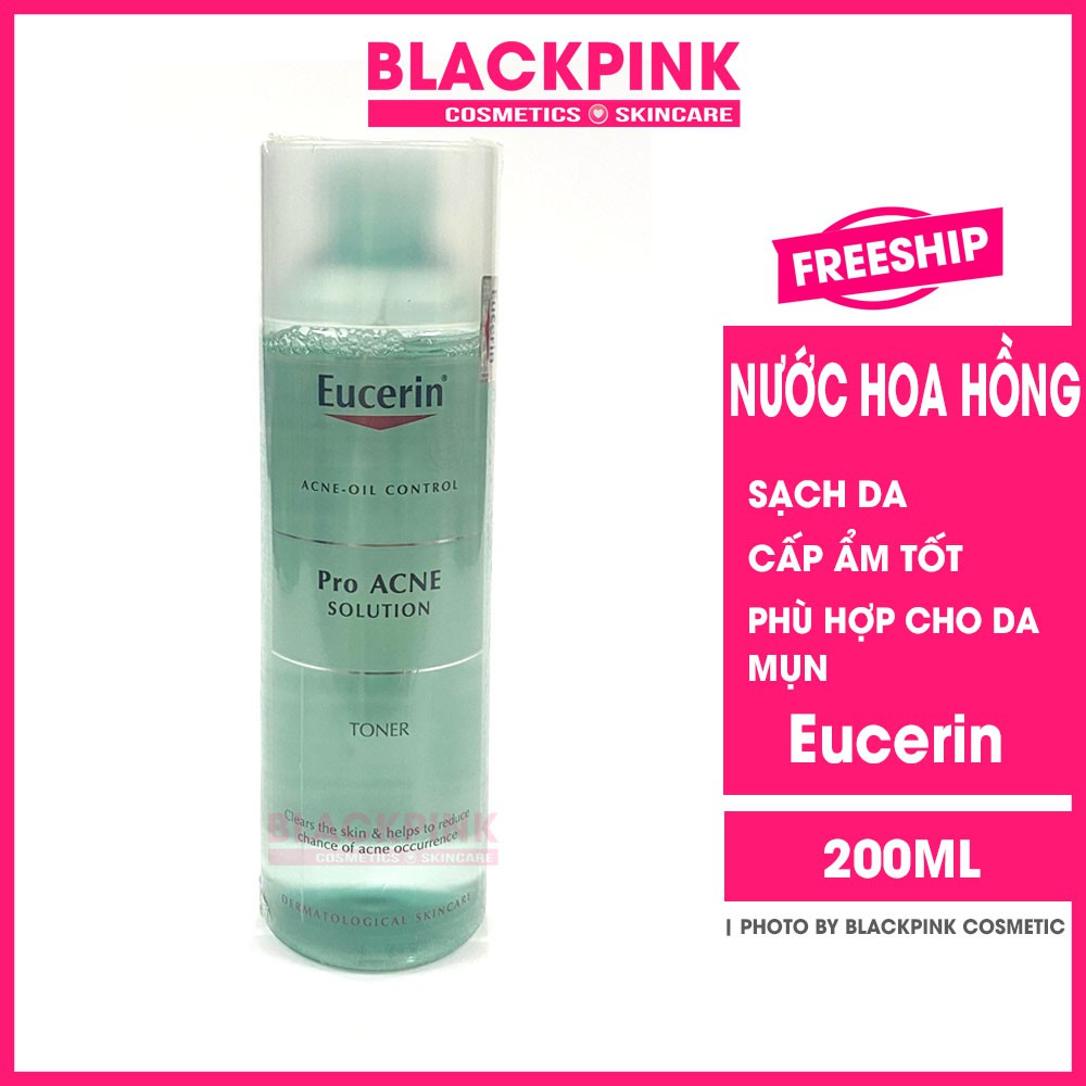 Nước Hoa Hồng Eucerin Pro ACNE Solution Toner dành cho da dầu mụn 200ml