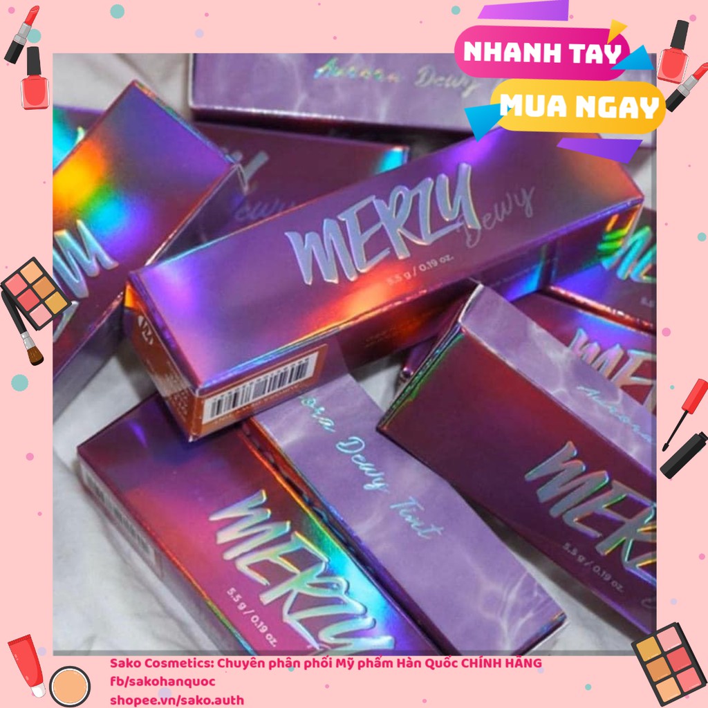 Son Merzy Vỏ Tím Aurora Dewy Tint