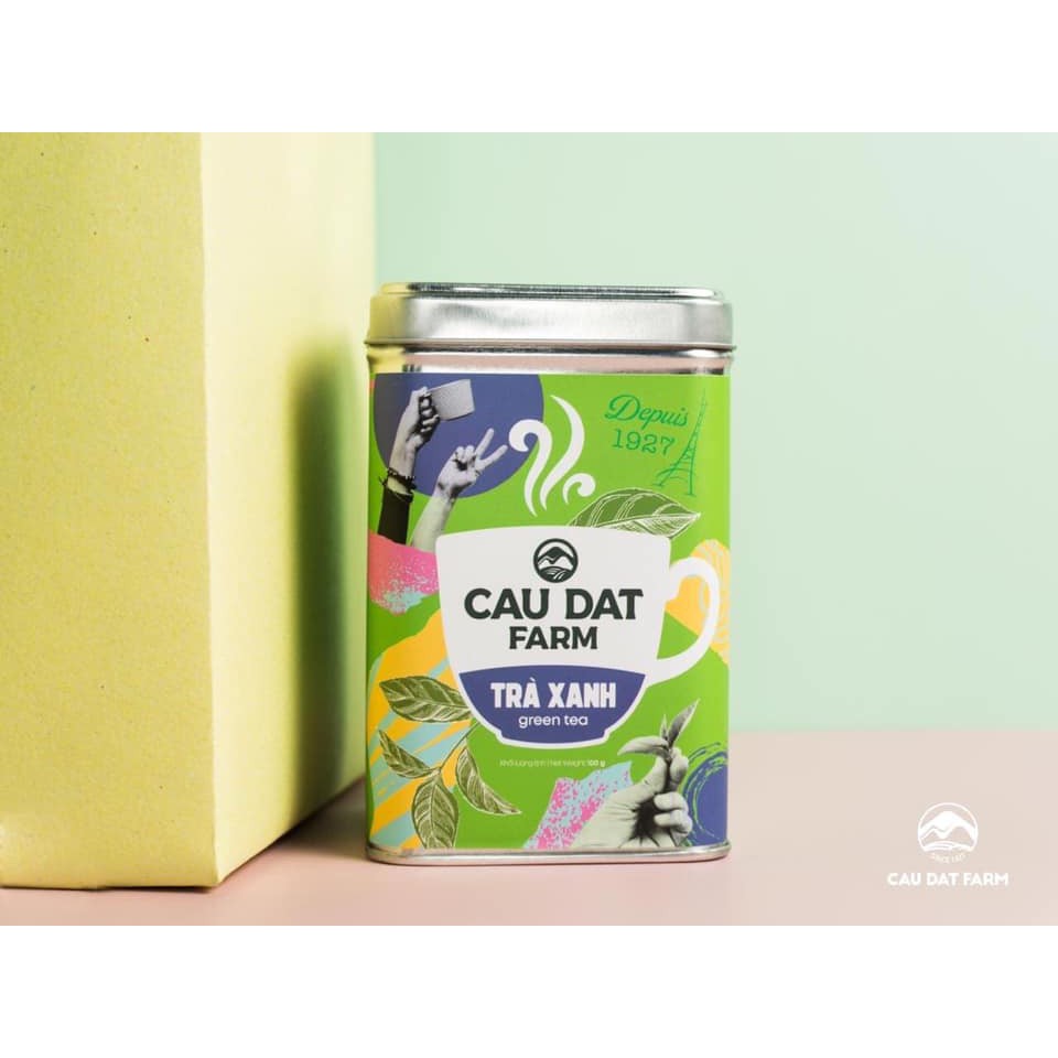 TRÀ XANH 100g - CẦU ĐẤT FARM