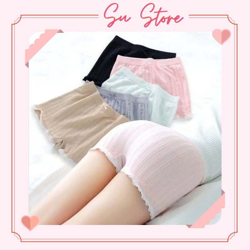 [Mã 12FASHIONSALE1 giảm 10K đơn 50K] Quần Mặc Váy, Quần Lót Cotton - SU