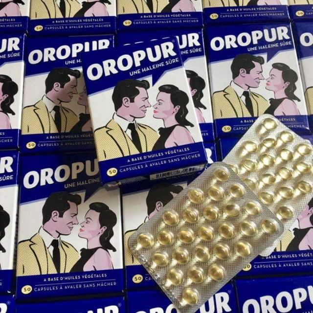 Viên trị hôi miệng Oropur 50 viên