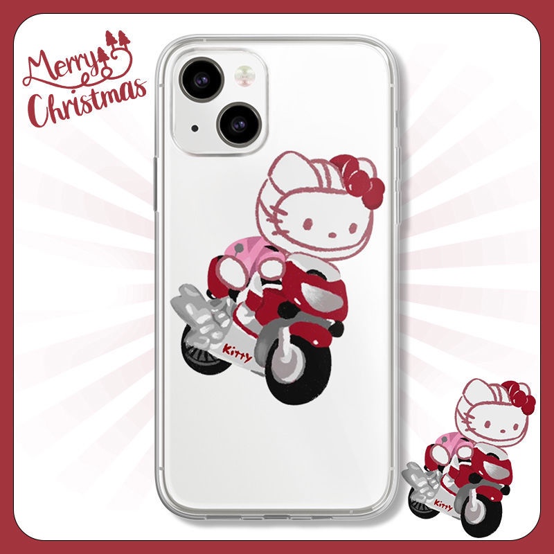 Ốp Điện Thoại Tpu Mềm Chống Sốc In Hình HELLO KITTY Cho iPhone 14 11 12 13 pro max XS X XR XSMax 7 8 6 6s plus SE 2020
