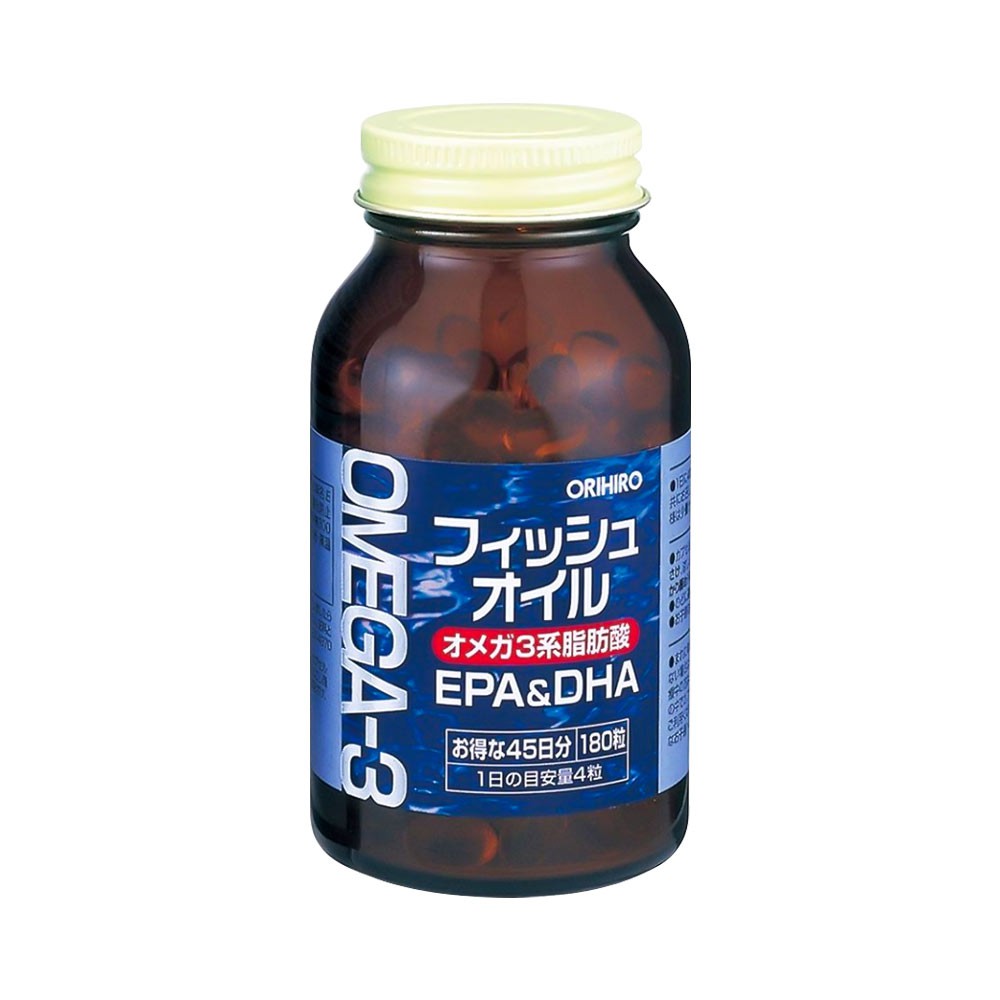 Viên uống bổ mắt Omega-3 Orihiro 180 viên