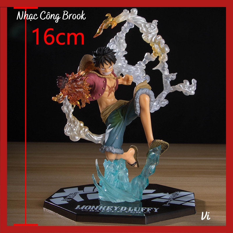 Mô hình One Piece - Mô Hình Luffy Gear 2 Có Đế Cao 25cm Hàng Siêu Ngầu