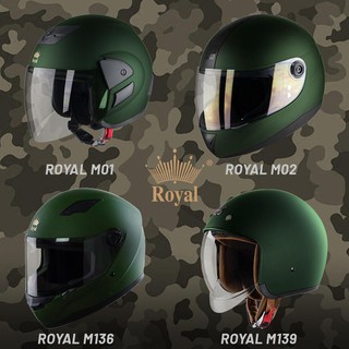 Mũ Bảo Hiểm Royal M179, M136 Tem Lính Dành Cho Quân Đôi - Mới BH Chính Hãng 12 Tháng